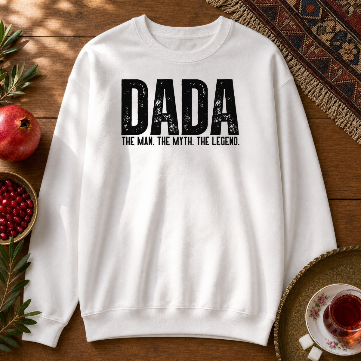 Dada, the myth Sweatshirt - White
