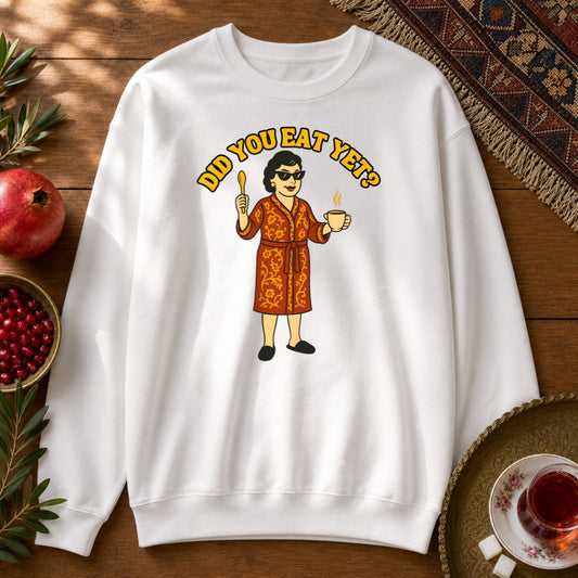 Did you eat yet? 2 Sweatshirt - White