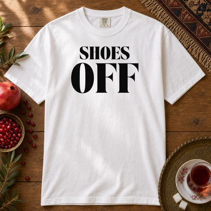 Shoes Off Premium Tee - White