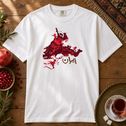 Iran in Blood Premium Tee - White