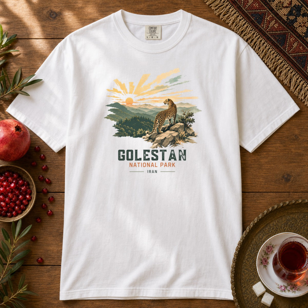 Golestan National Park 1 Premium Tee - White