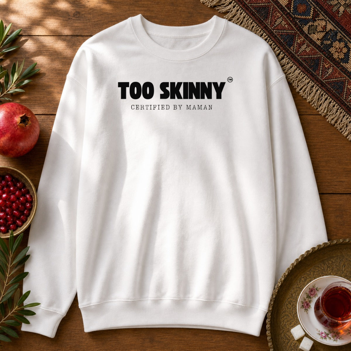 Too Skinny Sweatshirt - White