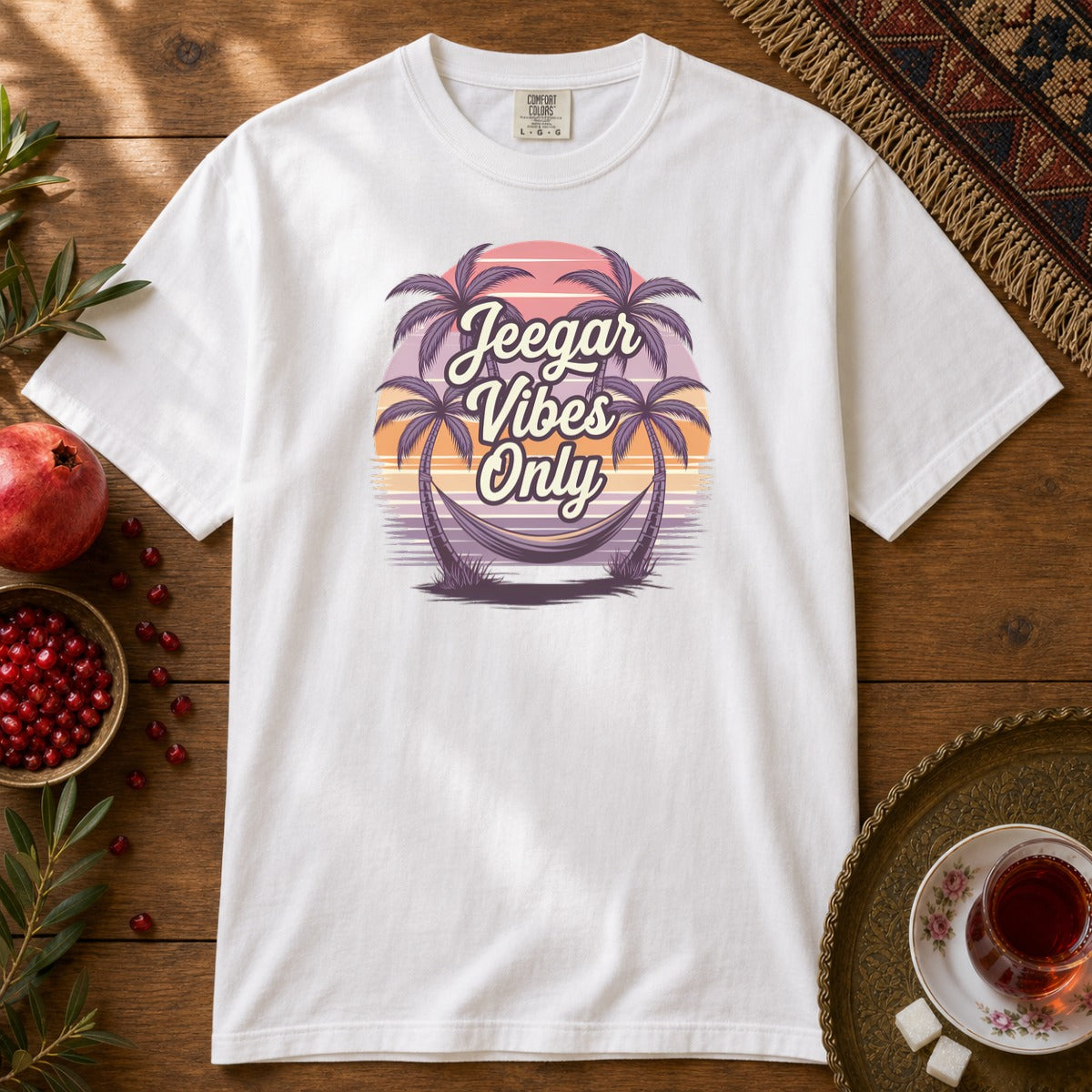 Jeegar Vibes Only Premium Tee - White