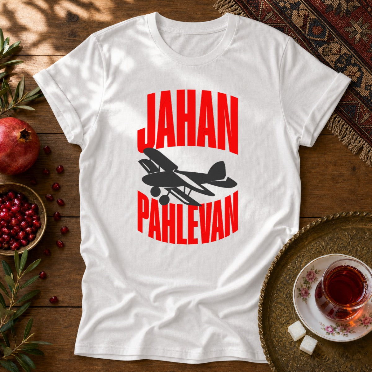 Jahan Pahlevan Unisex T-Shirt - White