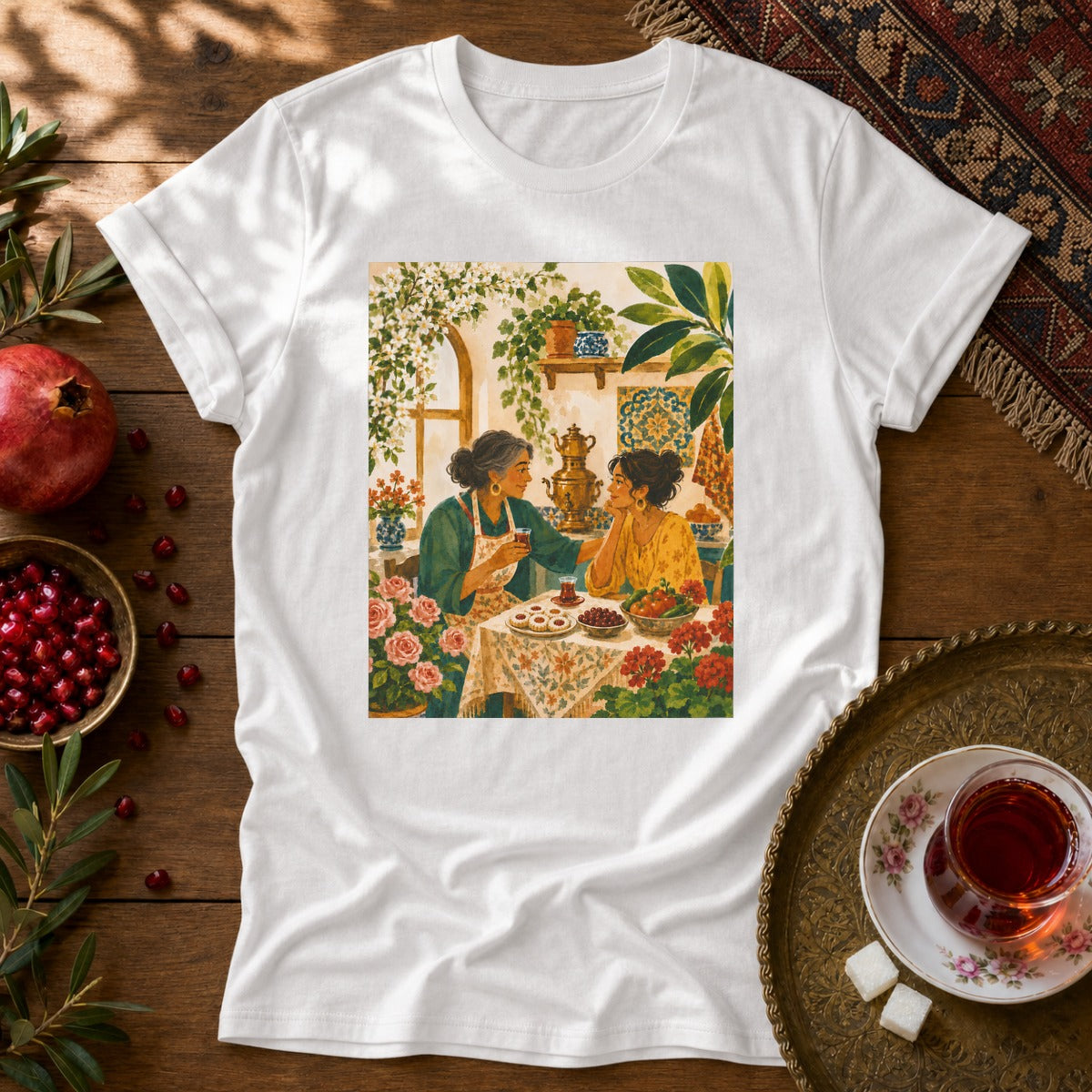 Maman's Kitchen Unisex T-Shirt - White