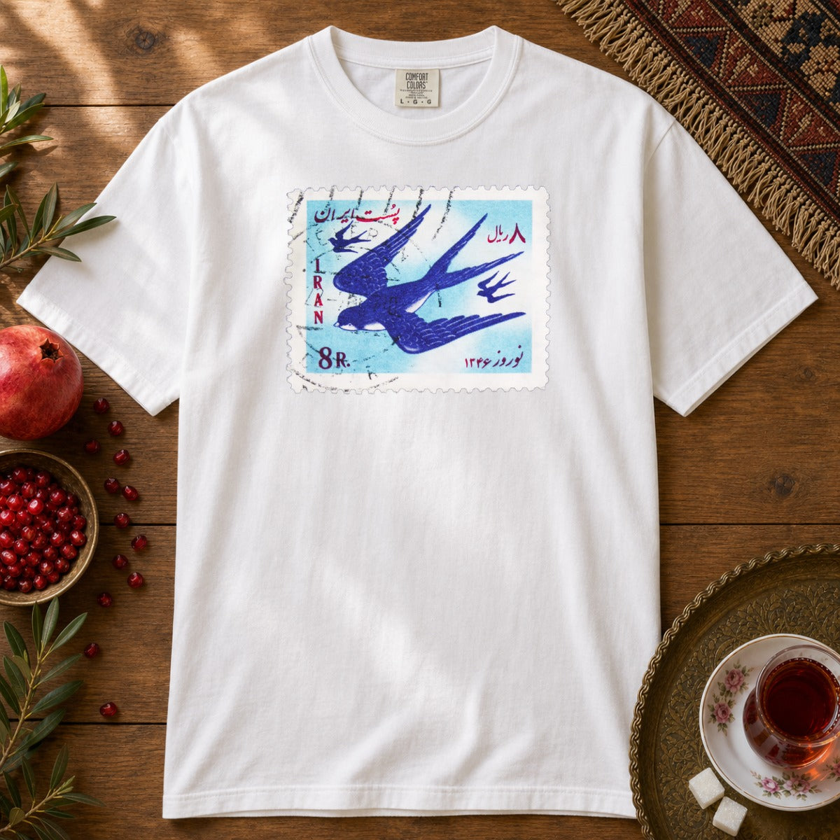 Nowruz Parastoo Premium Tee - White