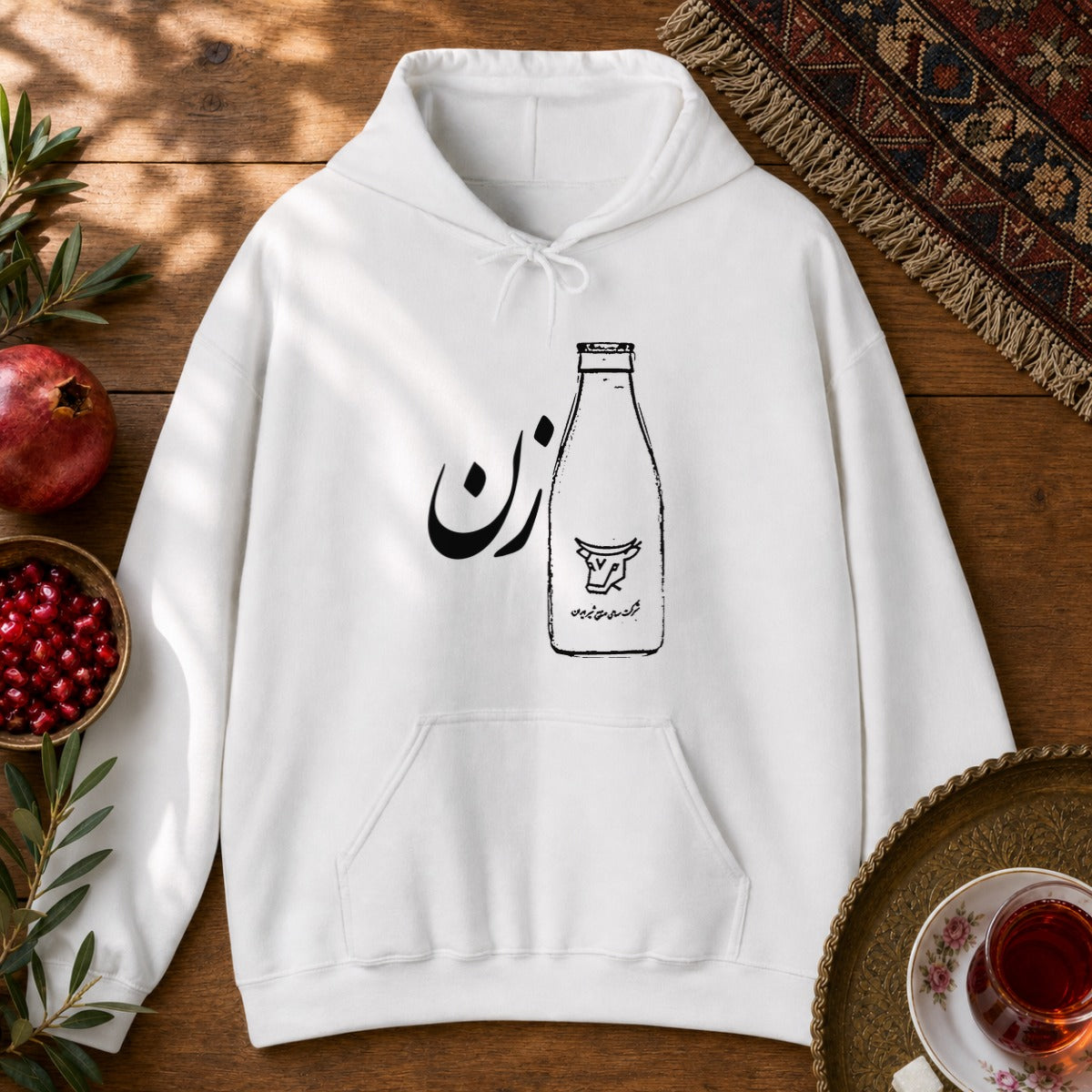 Shirzan Hoodie - White