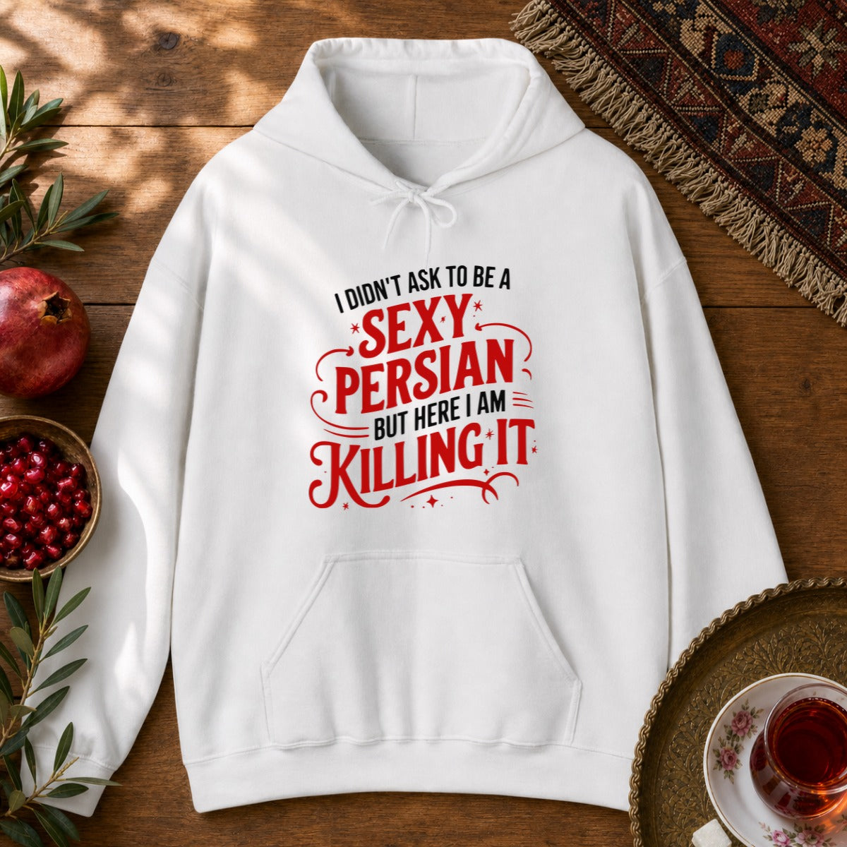 Sexy Persian Hoodie - White