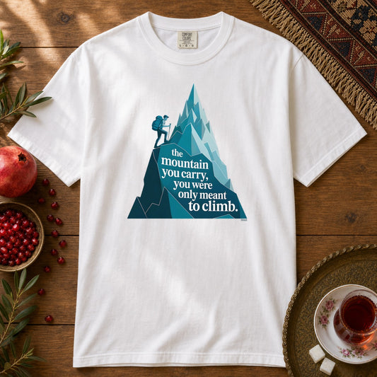 Mountain - Rumi Premium Tee - White