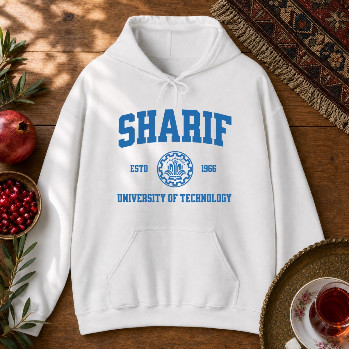 Sharif University Hoodie - White