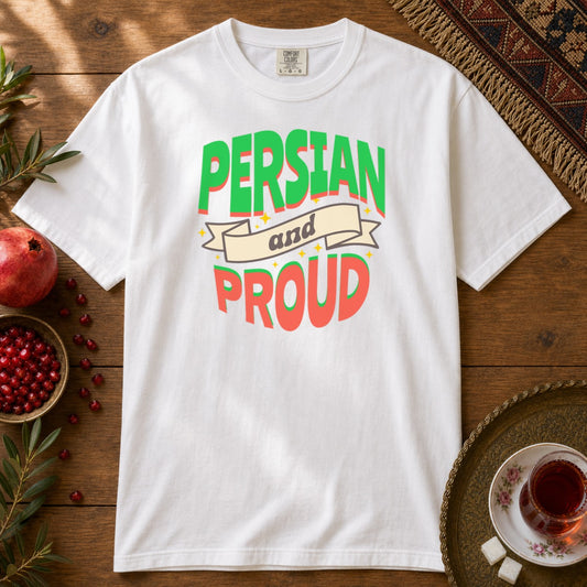 Persian & Proud Premium Tee - White