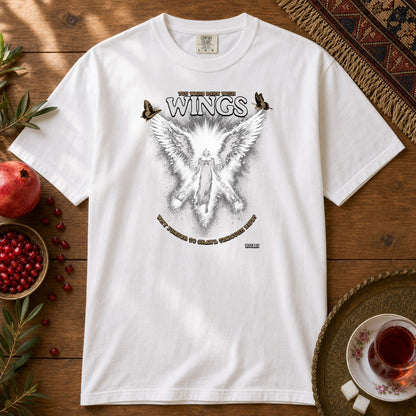 Wings - Rumi Premium Tee - White