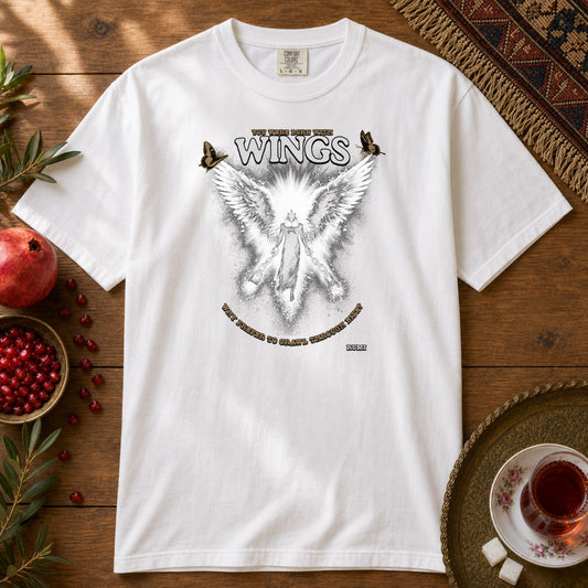 Wings - Rumi Premium Tee - White