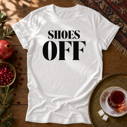 Shoes Off Unisex T-Shirt - White