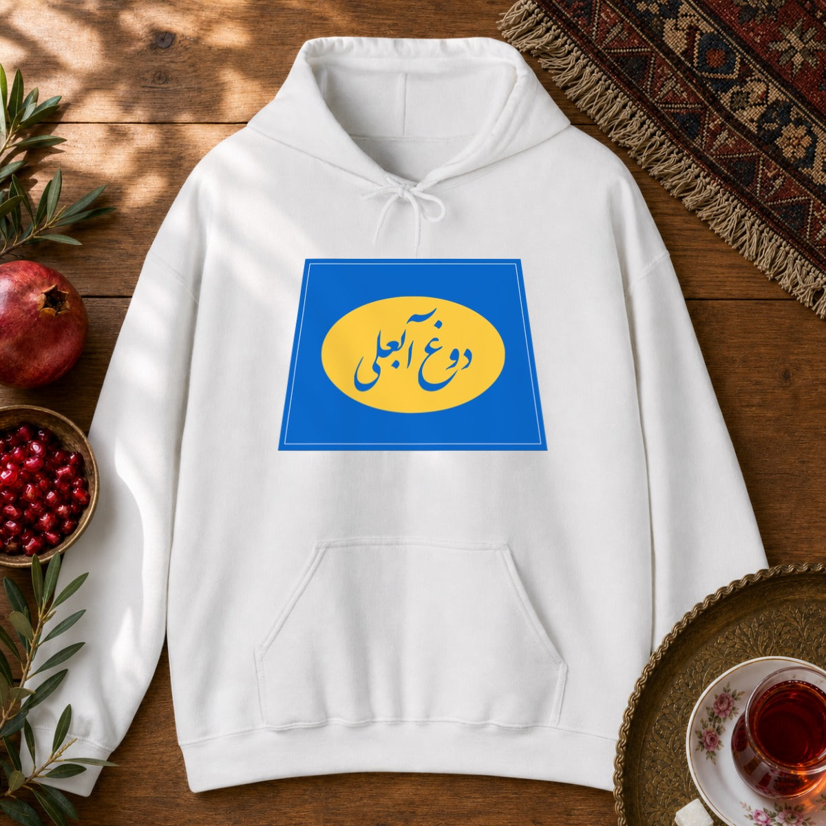 Dooghe Abali Hoodie - White