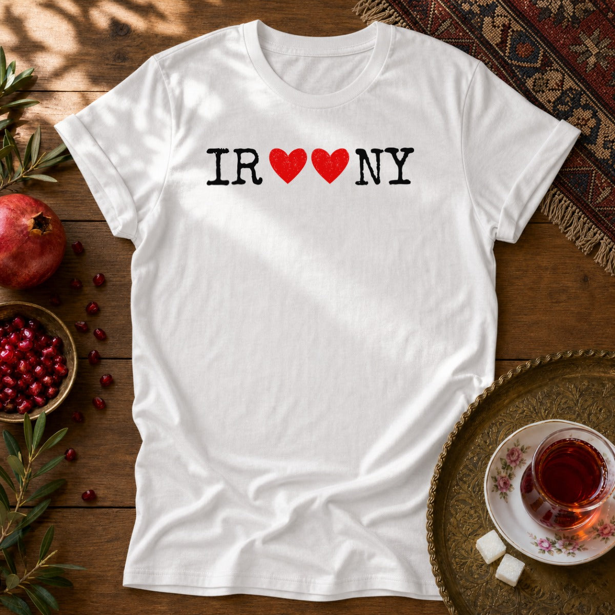 Iroony Unisex T-Shirt - White