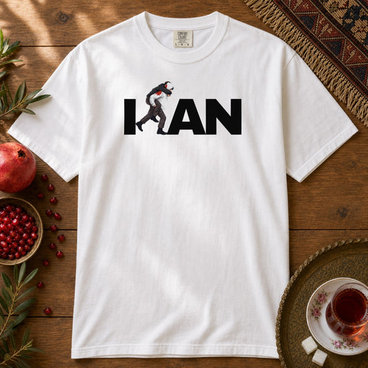 Iran's Fighter (Hamid Mahdavi) Premium Tee - White