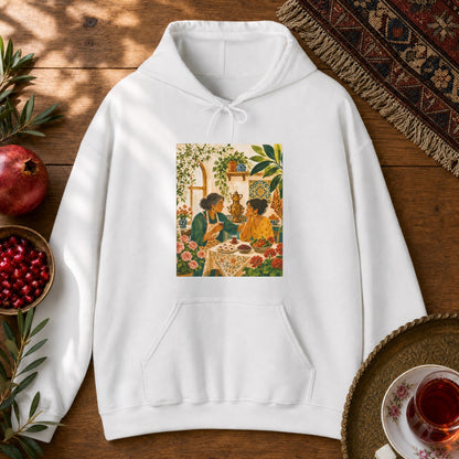 Maman's Kitchen Hoodie - White