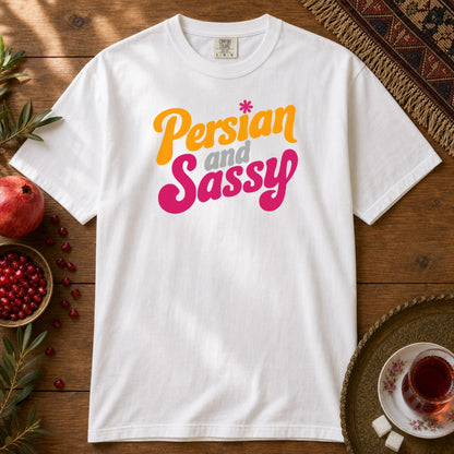 Persian and Sassy Premium Tee - White
