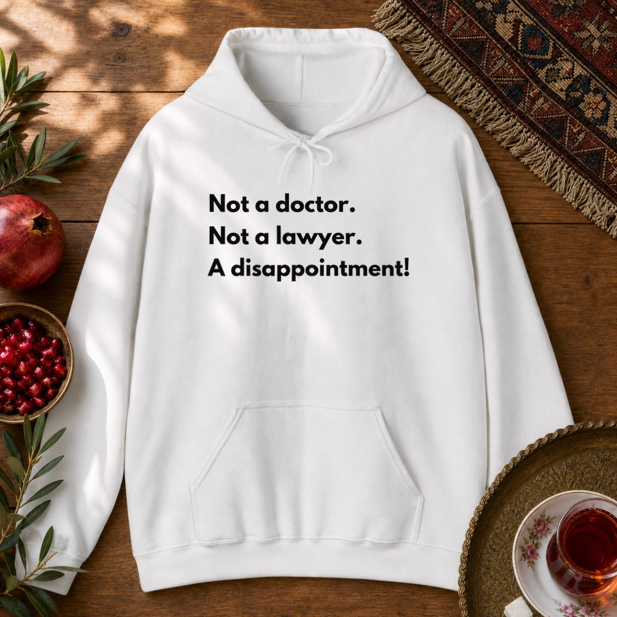 Not a Doctor Hoodie - White