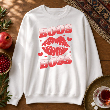 Boos Boss Sweatshirt - White