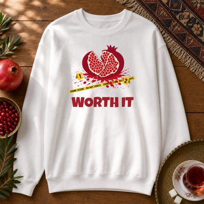 Worth It Sweatshirt - White