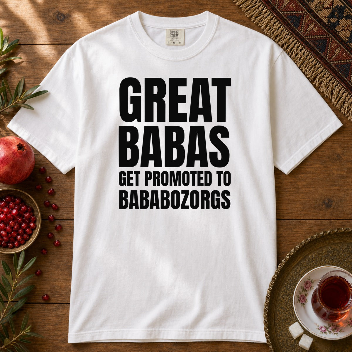 Great Babas Get Promoted to Bababozorgs  Premium Tee - White