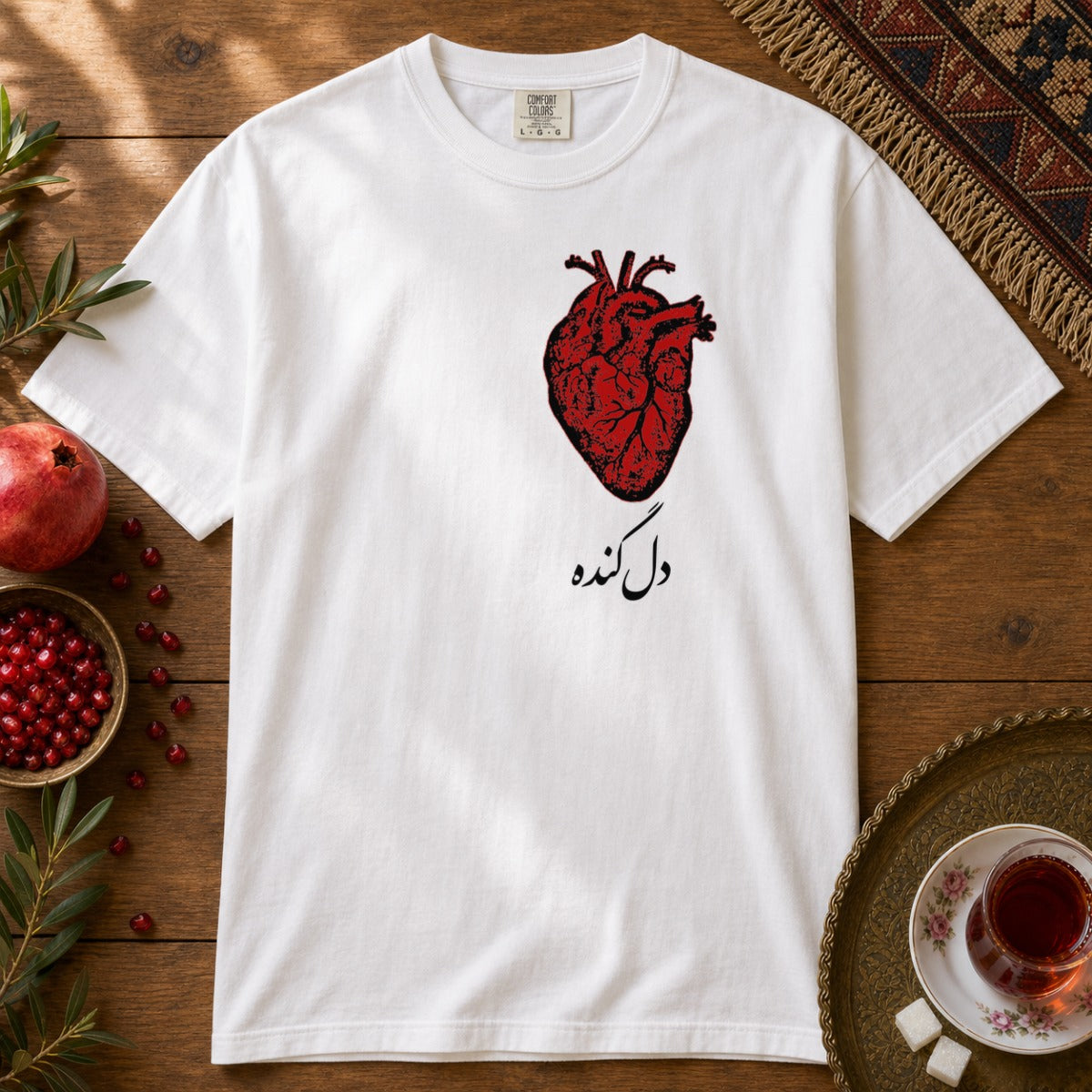 Del-Gondeh Premium Tee - White