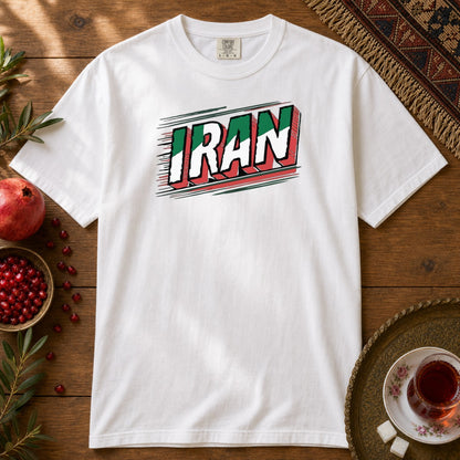Iran Retro Team Melli Premium Tee - White