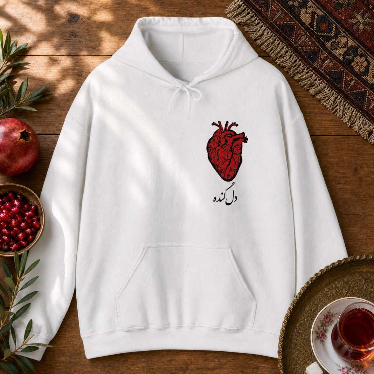 Del-Gondeh Hoodie - White