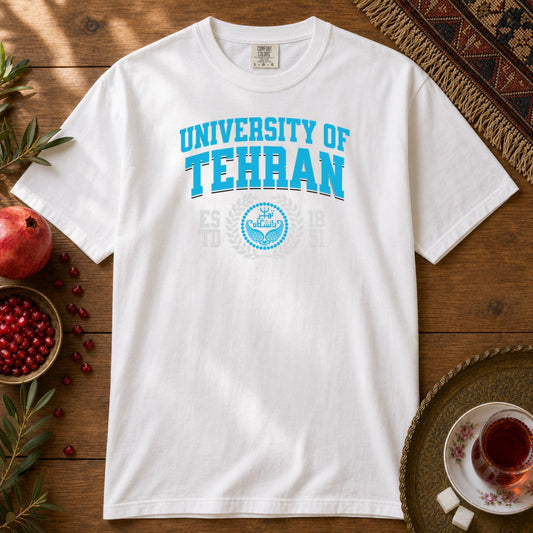University of Tehran Premium Tee - White