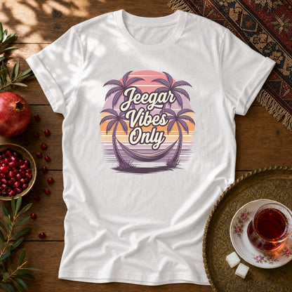 Jeegar Vibes Only Unisex T-Shirt - White