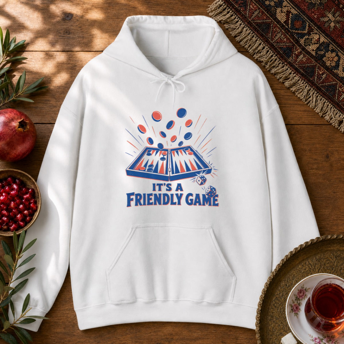 It's a Friendly Game Hoodie - White