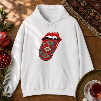 Hot Lips Hoodie - White
