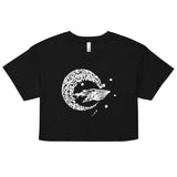 Whale Journey Women’s crop top