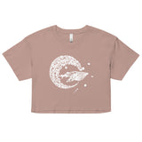 Whale Journey Women’s crop top