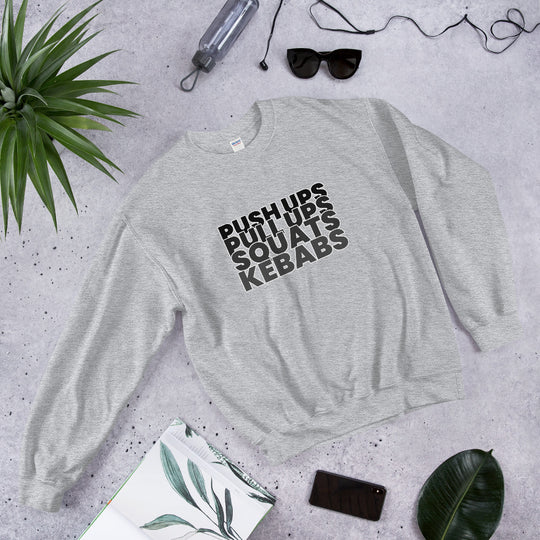 Kebab Workout Unisex Sweatshirt
