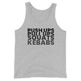 Kebab Workout Unisex Tank Top